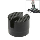 2 PCS Floor Slotted Car Rubber Jack Pad Frame Protector Adapter Jacking Disk Pad Tool(Black)