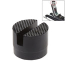 2 PCS Floor Slotted Car Rubber Jack Pad Frame Protector Adapter Jacking Disk Pad Tool(Black)