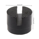 2 PCS Floor Slotted Car Rubber Jack Pad Frame Protector Adapter Jacking Disk Pad Tool(Black)