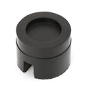 2 PCS Floor Slotted Car Rubber Jack Pad Frame Protector Adapter Jacking Disk Pad Tool(Black)