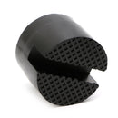 2 PCS Floor Slotted Car Rubber Jack Pad Frame Protector Adapter Jacking Disk Pad Tool(Black)