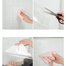 5 PCS Kitchen Tile Oil-Proof Wallpaper Stovetop Waterproof Transparent Wallpaper