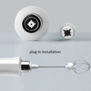 Whisk Household Electric Baking Mini Wireless Hand-Held Charging Stirrer Milk Frother(Black)