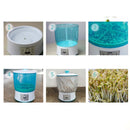 RONGWEI Bean Sprouts Machine Household Automatic Large-Capacity Bean Sprouts Barrel, CN Plug, Style:3-layer+Plate+3m Cable
