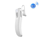 Single Ear Business Car Earhook Wireless Bluetooth Earphone(Fashion White)