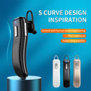 Single Ear Business Car Earhook Wireless Bluetooth Earphone(Tyrant Gold)