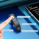 Single Ear Business Car Earhook Wireless Bluetooth Earphone(Fashion White)