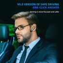 Single Ear Business Car Earhook Wireless Bluetooth Earphone(Tyrant Gold)