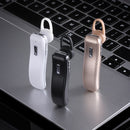 Single Ear Business Car Earhook Wireless Bluetooth Earphone(Tyrant Gold)