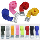 Car Tension Rope Luggage Strap Belt Auto Car Boat Fixed Strap with Alloy Buckle,Random Color Delivery, Size: 25mm x 5m