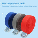 Car Tension Rope Luggage Strap Belt Auto Car Boat Fixed Strap with Alloy Buckle,Random Color Delivery, Size: 25mm x 5m