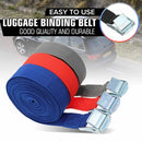 Car Tension Rope Luggage Strap Belt Auto Car Boat Fixed Strap with Alloy Buckle,Random Color Delivery, Size: 25mm x 5m