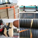 Car Tension Rope Luggage Strap Belt Auto Car Boat Fixed Strap with Alloy Buckle,Random Color Delivery, Size: 25mm x 5m