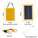 3W Solar Small System Household Multifunctional Portable Emergency Light(Green)