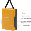 3W Solar Small System Household Multifunctional Portable Emergency Light(Green)