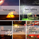 3W Solar Small System Household Multifunctional Portable Emergency Light(Green)