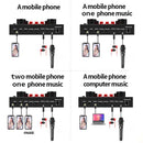 V8S Sound Card Mobile Phone Computer Anchor Live K Song Recording Microphone, Specification: English Version