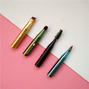 Colorful Portable Four-Head Makeup Brush Lip Brush Eyebrow Brush Eye Shadow Brush
