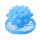 10 PCS Washing Machine Float Filter Mesh Bag Cleaning And Decontamination Laundry Ball(Blue)