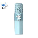 K9 Children Wireless Bluetooth Mobile Phone K Song Treasure Microphone Audio(Blue Cat)