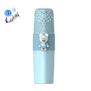 K9 Children Wireless Bluetooth Mobile Phone K Song Treasure Microphone Audio(Blue Mouse)