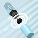 K9 Children Wireless Bluetooth Mobile Phone K Song Treasure Microphone Audio(Light Green Rabbit)