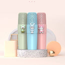 K9 Children Wireless Bluetooth Mobile Phone K Song Treasure Microphone Audio(Pink Cat)