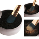 2 PCS MAANGE Makeup Brush Cleaner Sponge Scrubber Marble Scrubber(Marbling)
