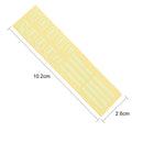 2 PCS Car Window Sticker Lifter Modified Sticker Car Luminous Switch Car Window Button Car Sticker(Luminous Orange)