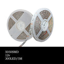 5m 300 LEDs SMD 5050 Full Spectrum LED Strip Light Fitolampy Grow Lights for Greenhouse Hydroponic Plant Waterproof(4 Red 1 Blue)