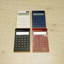 Ultra-Thin Gold Frame Solar Dual Power Arithmetic Calculator(Black)