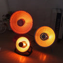 Household Heater Small Sun Electric Fan Mini Heater Desktop Heater, CN Plug, Colour: (Nine Inch) Pink
