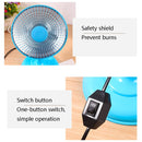 Household Heater Small Sun Electric Fan Mini Heater Desktop Heater, CN Plug, Colour: (Nine Inch) Pink