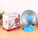 Household Heater Small Sun Electric Fan Mini Heater Desktop Heater, CN Plug, Colour: (Nine Inch) Pink