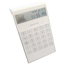 LCD Calculator With Alarm Clock World Time Perpetual Calendar Functions(White)