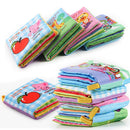 Baby Rattles Toy Soft Animal Cloth Book Newborn Stroller Hanging Toy Early Learning Education Baby Toys(Shape)