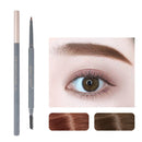 5 PCS Beauty Soso Ultra-Fine Eyebrow Pencil Double-Headed Eyebrow Pencil Waterproof And Sweat-Proof Makeup Beauty Tools, Net weight: Fine Round Refill(1 Honey Tea Brown)