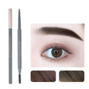 5 PCS Beauty Soso Ultra-Fine Eyebrow Pencil Double-Headed Eyebrow Pencil Waterproof And Sweat-Proof Makeup Beauty Tools, Net weight: Fine Round Refill(3 Natural Brown)