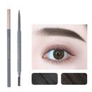 5 PCS Beauty Soso Ultra-Fine Eyebrow Pencil Double-Headed Eyebrow Pencil Waterproof And Sweat-Proof Makeup Beauty Tools, Net weight: Fine Round Refill(4 Smoky Ash)