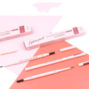 4 PCS Kemelo Double-Headed Automatic Rotating Eyebrow Pencil Waterproof Sweat-Proof Non-Fading Thin Core Eyebrow Pencil(01 Temperament Brown)