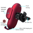 S11 Smart Infrared Sensor Car Wireless Charger, Colour: Black (With Suction Cup Bracket)