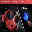 S11 Smart Infrared Sensor Car Wireless Charger, Colour: Blue (With Suction Cup Bracket)
