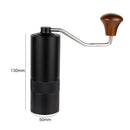 R03 Stainless Steel Hand Grinder Portable Coffee Grinder Manual Coffee Machine(Black)
