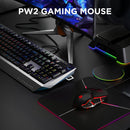 Inphic PW2 4000 DPI 6 Keys Home Office Luminous Macro Programming USB Computer Mechanical Game Wired Mouse(Jedi Password)