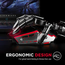 Inphic PW2 4000 DPI 6 Keys Home Office Luminous Macro Programming USB Computer Mechanical Game Wired Mouse(Jedi Password)