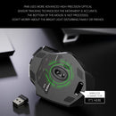 Inphic PM6 6 Keys 1000/1200/1600 DPI Home Gaming Wireless Mechanical Mouse, Colour: Gray Wireless Charging Silent Version