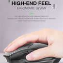 Inphic PM6 6 Keys 1000/1200/1600 DPI Home Gaming Wireless Mechanical Mouse, Colour: Gray Wireless Charging Silent Version