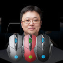 Inphic PW1 Game Mute Macro Definition Illuminated Wired Mouse, Cable Length: 1.5m(Black Business Version)