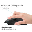 Inphic PW1 Game Mute Macro Definition Illuminated Wired Mouse, Cable Length: 1.5m(Black Business Version)
