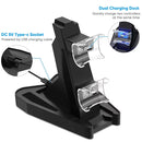 2 PCS Gamepad Bracket Two-Seater Charger For PS5